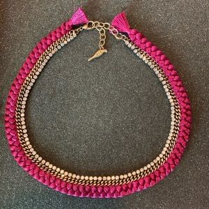 Chloe + Isabel Braided Crystal Collar Necklace